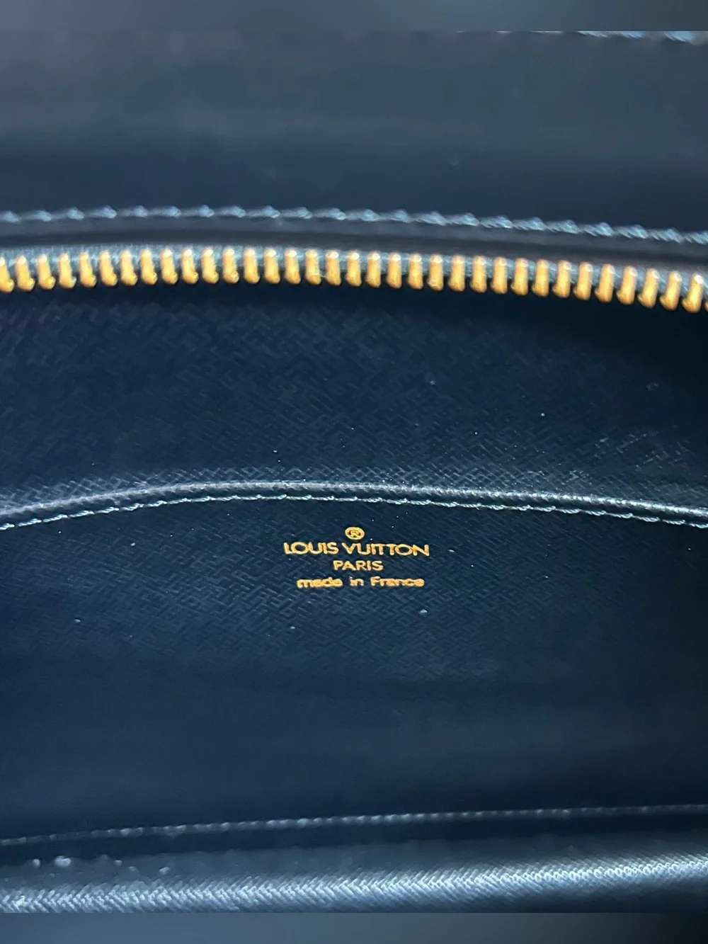 Louis Vuitton Black Epi Pochette Homme Clutch Portfolio Bag LV